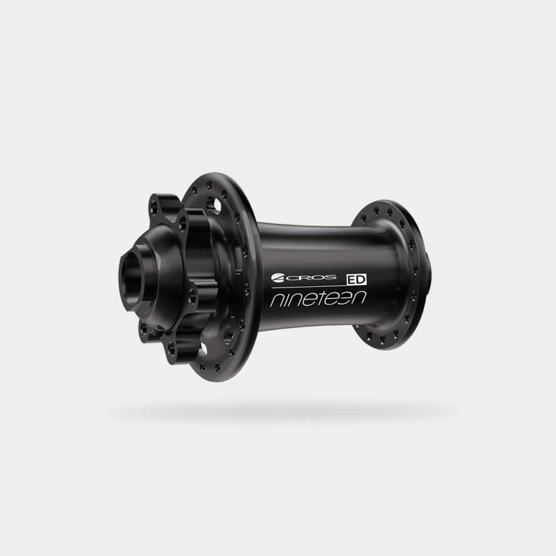 enduro-vorderrad-nabe, qr9, schwarz, 28L