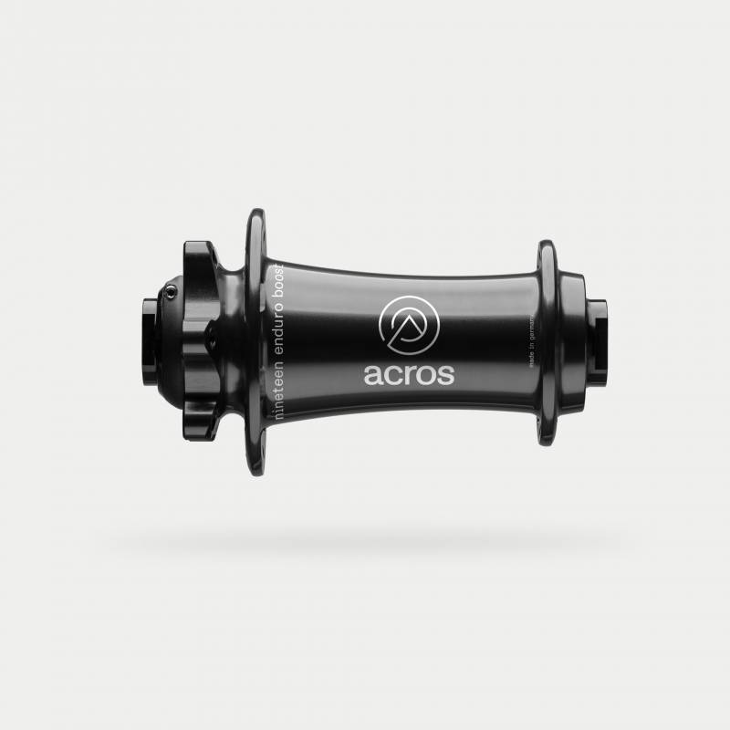 enduro-boost-vorderrad-nabe, schwarz, 28