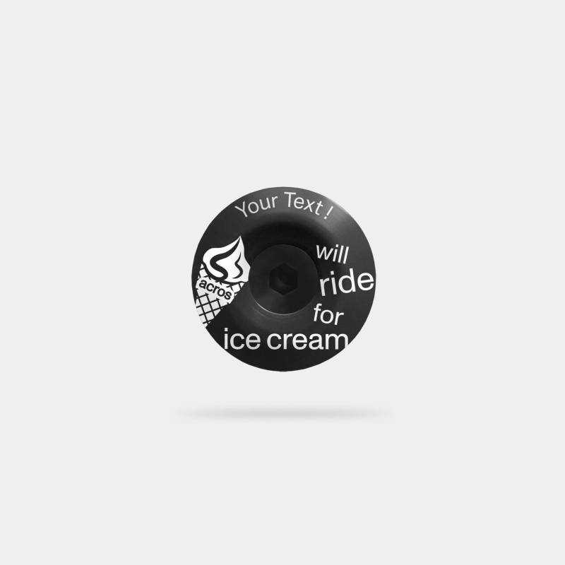 ice-cream-topcap, mit individuellem text