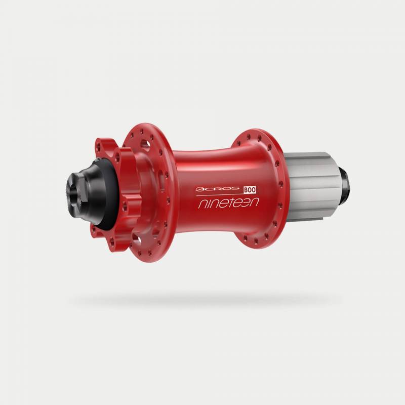 enduro-boost-hinterrad-nabe, rot, 28, shimano